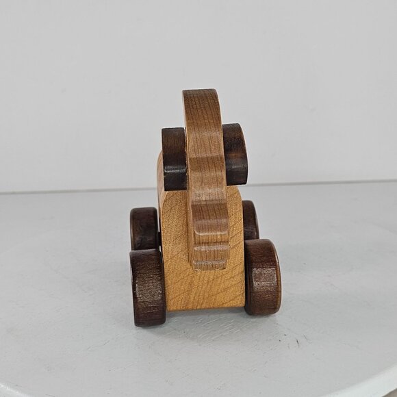 Classic Wooden Goat Pull Toy W/ Wheels Kids Play Collection Selandia Kinderland - Picture 2 of 8